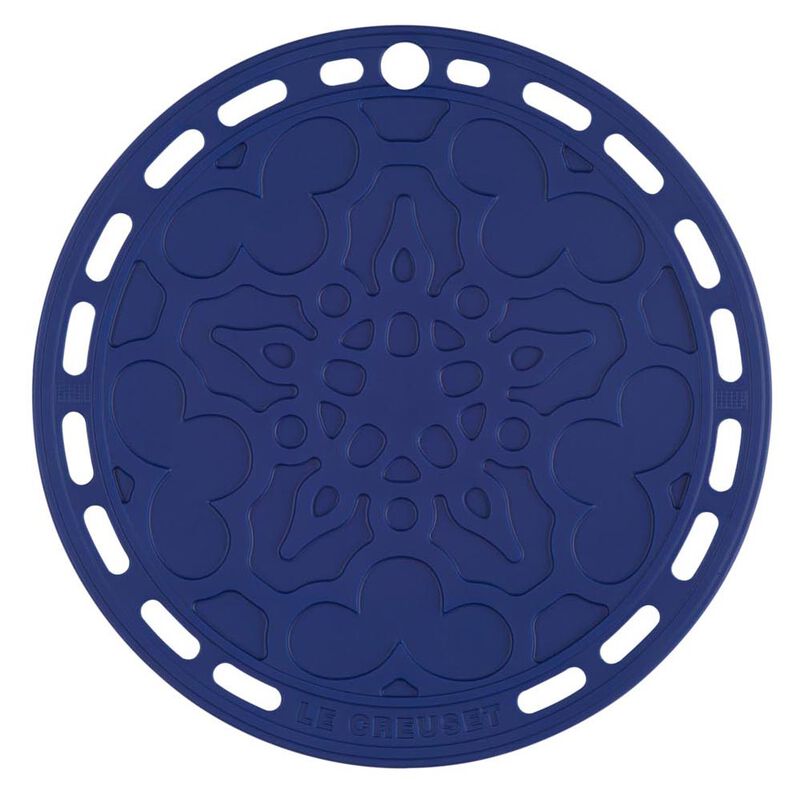 Le Creuset Heritage French Silicone Trivet 20cm - Azure Blue image number 0